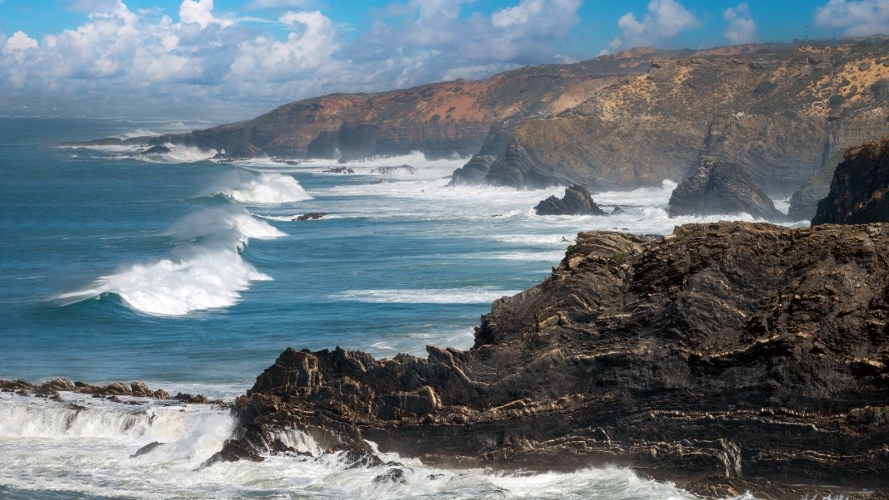 bela praia na costa vicentina