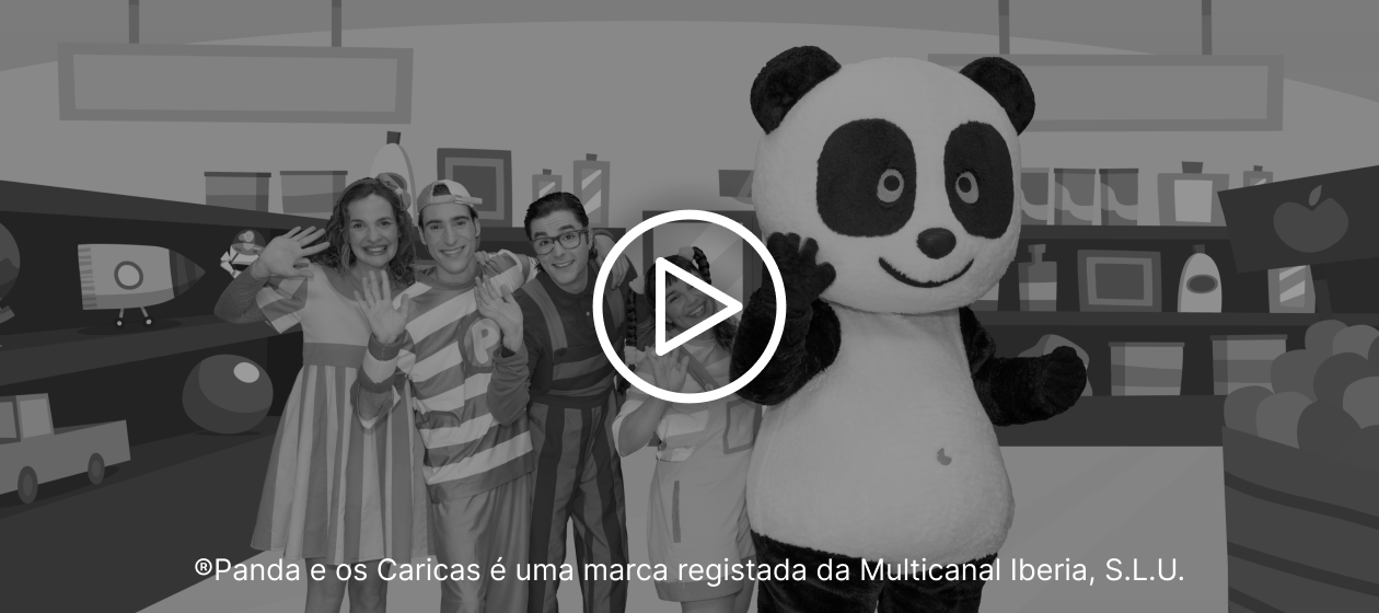 Parceria Santander Panda e os Caricas